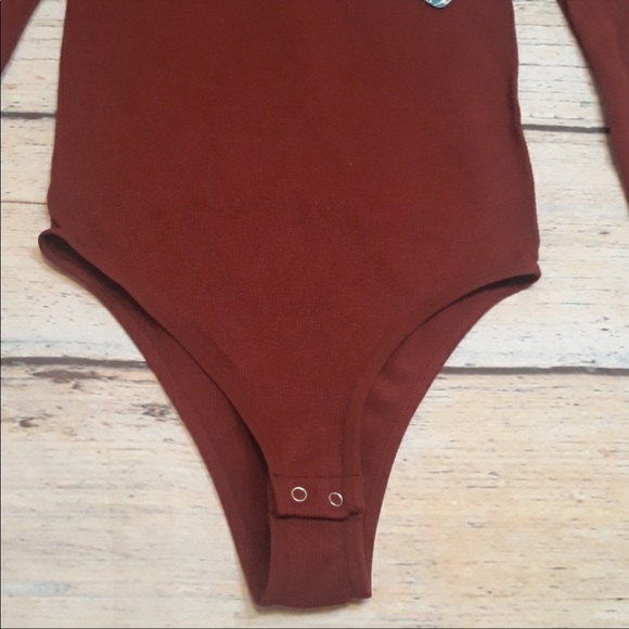 NWT Free People ribbed turtle neck bodysuit - Picture 7 of 10